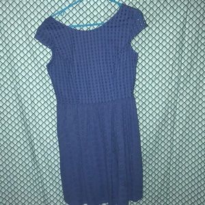 Children’s blue textured dress
